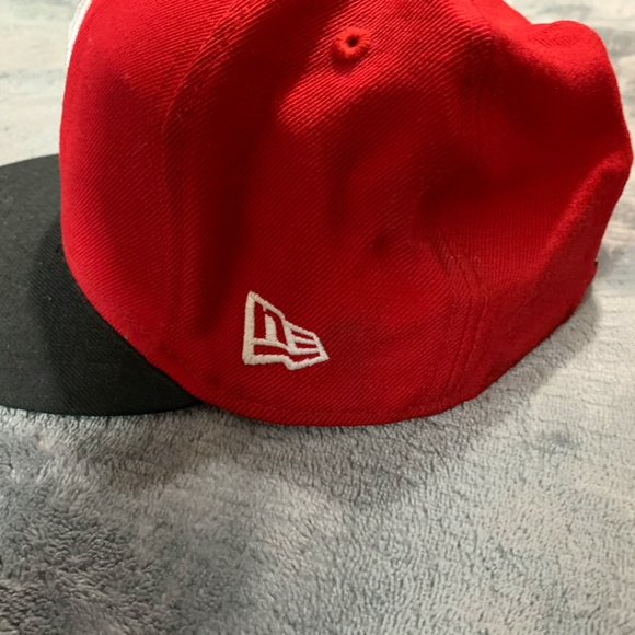 NBA Chicago Bulls New Era Fitted Hat size 7 RARE Alternate Color Way - Picture 3 of 5